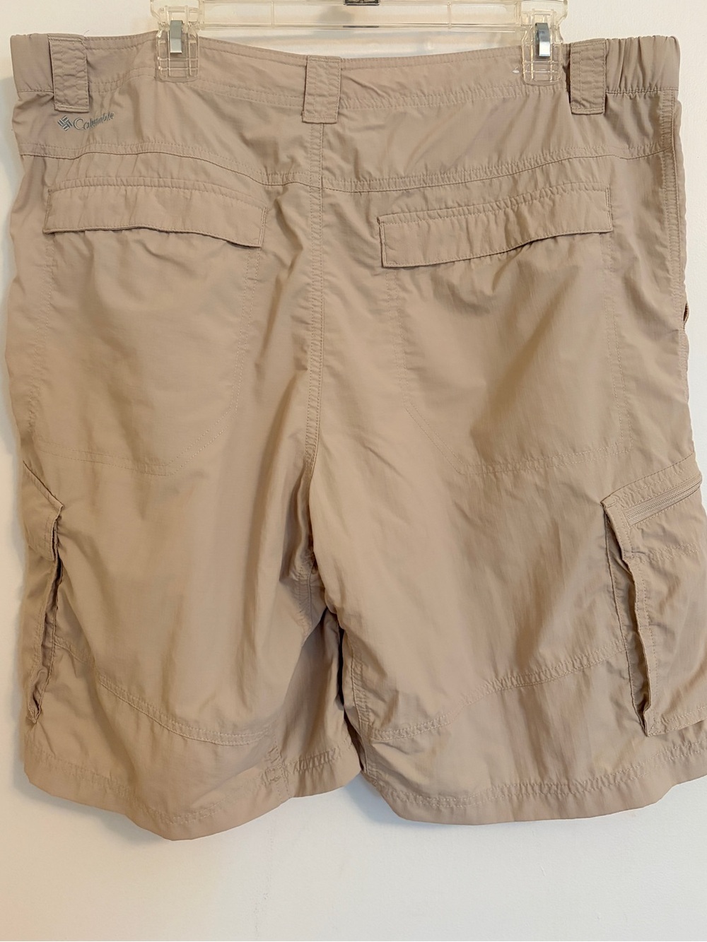Columbia 39x9.5 Men's Cargo Shorts Lightweight Khaki Hiking Outdoor - Picture 5 of 5